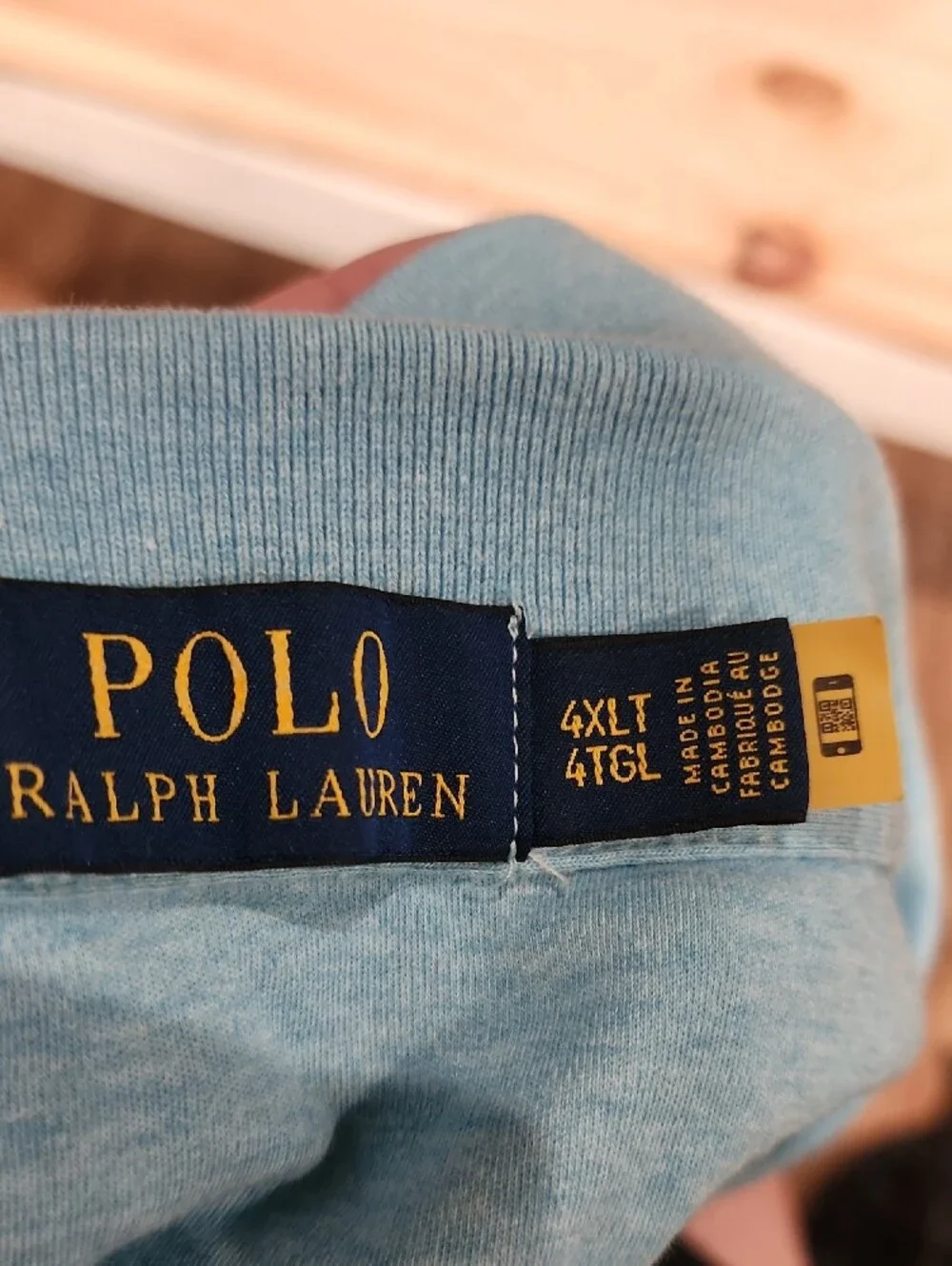 Polo by Ralph Lauren Light Blue Polo Shirt with Pony Logo